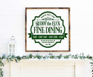 Holiday Collection - Large Square Framed Sign