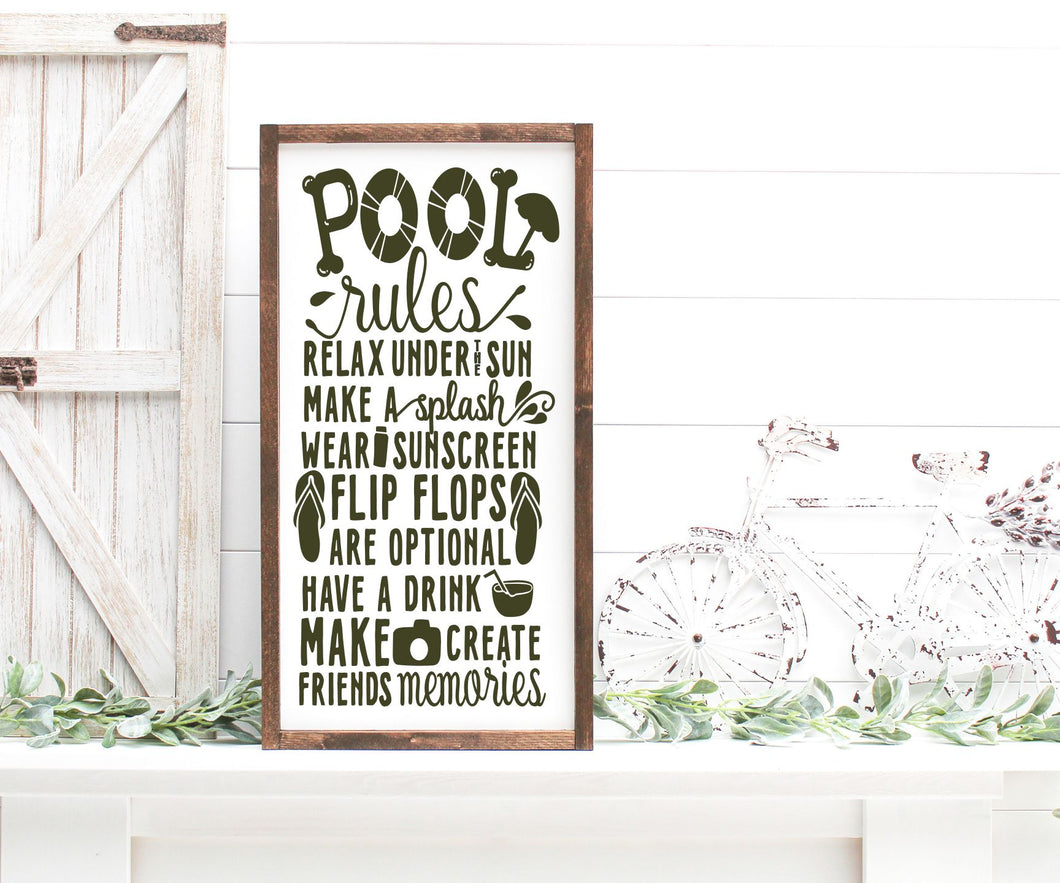 Summertime Collection - Framed Sign