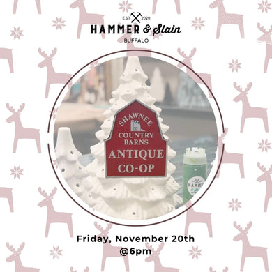 11/20/26 @ 6pm Shawnee Country Barns Antique & Co-op Paint, Sip & Shop