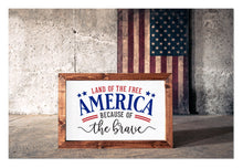 Americana Collection - Large Framed Signs